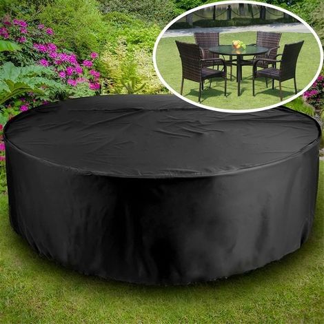 210D Oxford cover of protection round outdoor in fabric, cover waterproof to the water and to the dust for furniture of garden - 185x110cm (1/5)