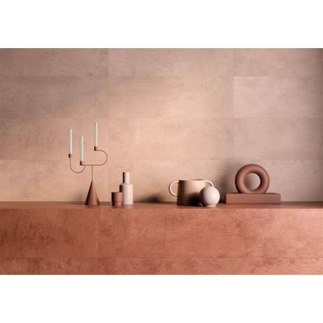 Faïence effet terre cuite 30x90 cm – Pâte blanche rectifiée – Finition mate – Unité de vente 1,35 m² – Pour murs intérieurs (1/5)