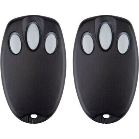 Lot de 2 émetteurs de porte de garage portatifs de remplacement pour Chamberlain Liftmaster Motorlift 94335E 84335E ML700 ML500 ML850 Merlin+ C945 C840 Security+ 433,92 MHz
