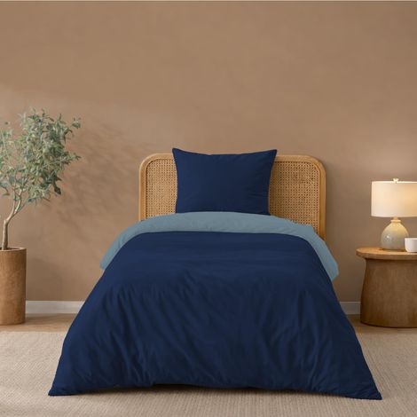 Housse de Couette 140x200 avec 1 Taie d'oreiller 65x65 cm (1/5)