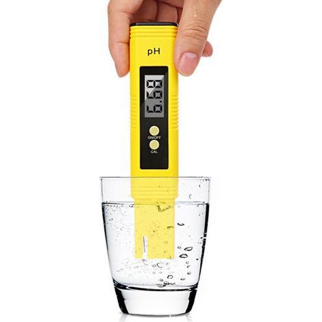 Misuratore di pH digitale, tester di qualità dell'acqua ATC con intervallo di misurazione del pH da 0 a 14, tester di pH per uso domestico (1/5)