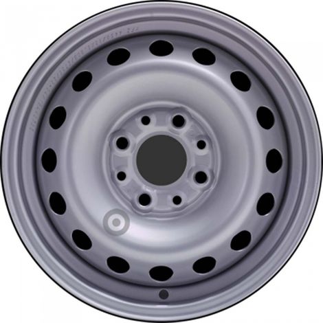 Jante tôle 13 pouces - 4 Trous - 5x13  4x98  ET35  AL58  argent