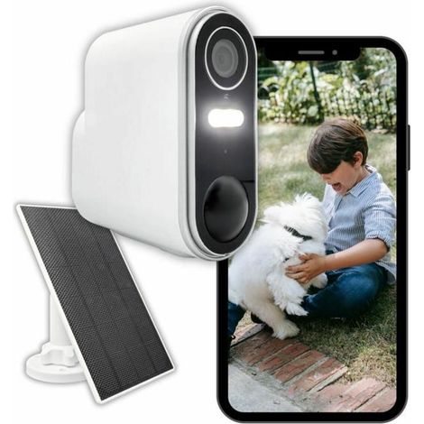 Konyks Camini Air 2 Solar Überwachungskamera schwarz weiß