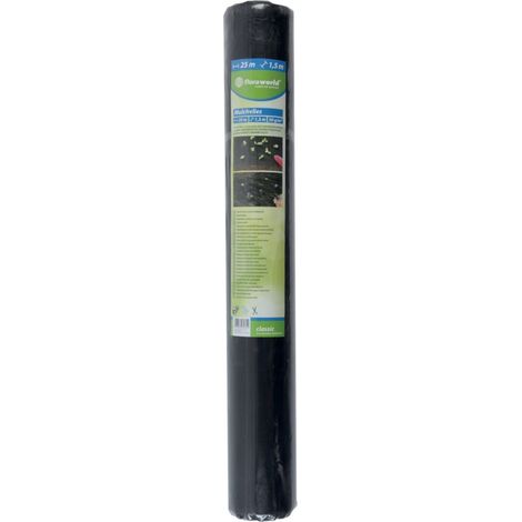 floraworld Mulchvlies 25x1,5m 50g schwarz (1/2)