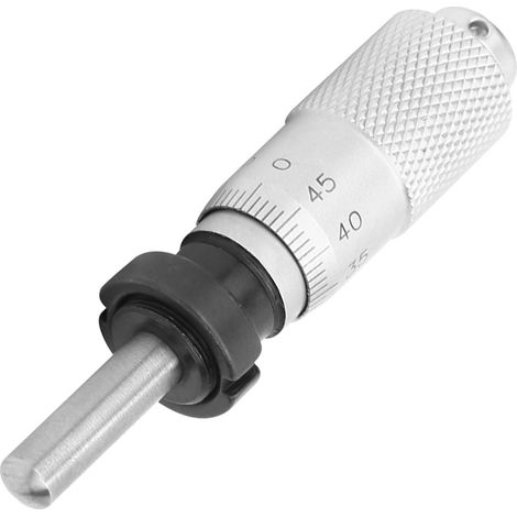Tête sphérique plate micrométrique 0-13 mm pour le réglage fin de divers instruments de précision (tête sphérique avec écrou) (1/5)