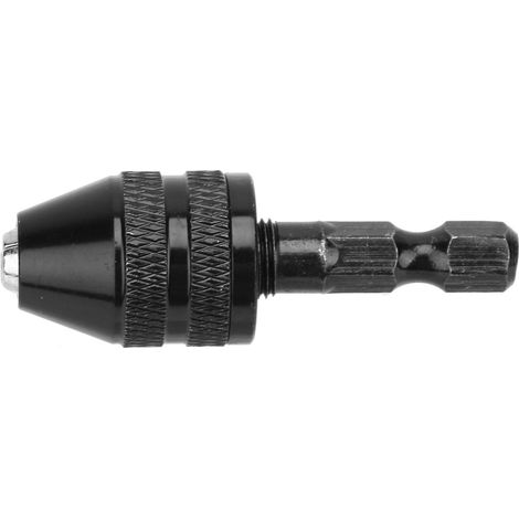Mandrin de perçage sans clé 0,3-3,6 mm, adaptateur à changement rapide pour queue hexagonale 1/4". (1/5)