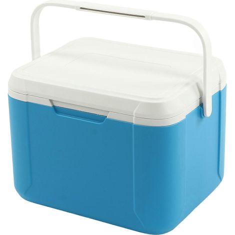 Glacière portable 18L avec poignée pour boissons, aliments et glace, idéale pour le camping et les activités de plein air. (1/5)