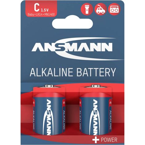 Ansmann LR14 Red-Line Batteria 1/2 Torcia (C) Alcalina/manganese 1.5 V 2 pz. (1/5)