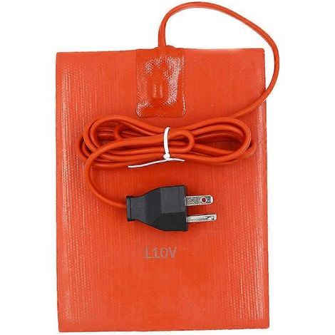 Heizplatte für Motorblock, Ölwanne und Hydraulikflüssigkeit (US-Stecker) – 20,00 x 15,00 x 0,50 cm – Orange (1/4)