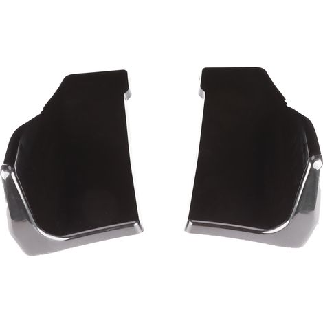 Lot de 2 diffuseurs de pare-chocs arrière universels, jupes latérales, noir brillant avec vis de fixation (1/5)