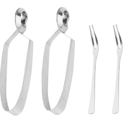 Ensemble de 4 casseroles de cuisine en acier inoxydable (1/4)