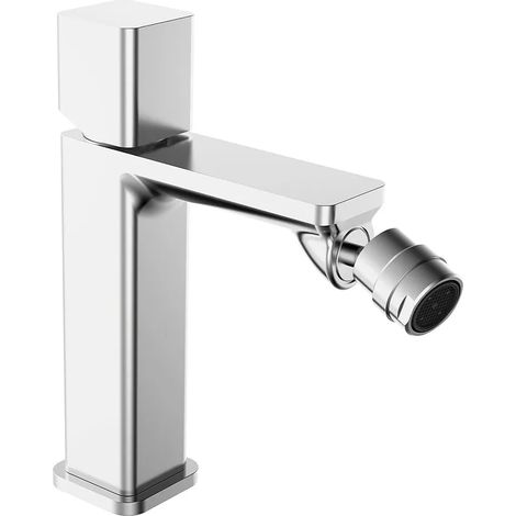Miscelatore bidet in ottone con manopola e piletta click clack Lotus (1/2)