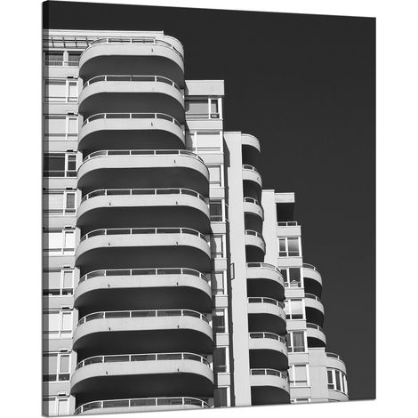 Leinwanddruck Architektur Balkon 80x100 cm