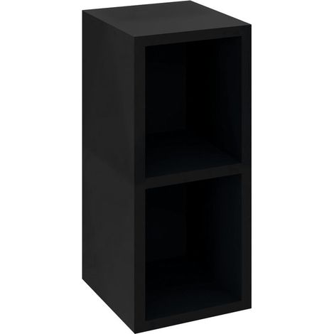 Armoire à étagère supérieure TREOS 20x50x22cm, noir mat (1/2)