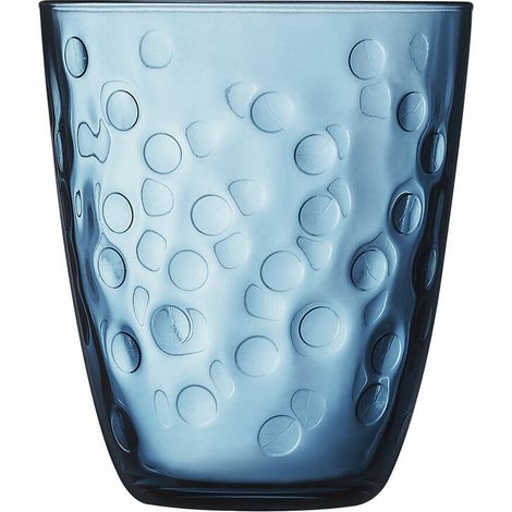 Blauer Glasbecher Concepto 31 cl, modernes Design, spülmaschinenfest (1/2)