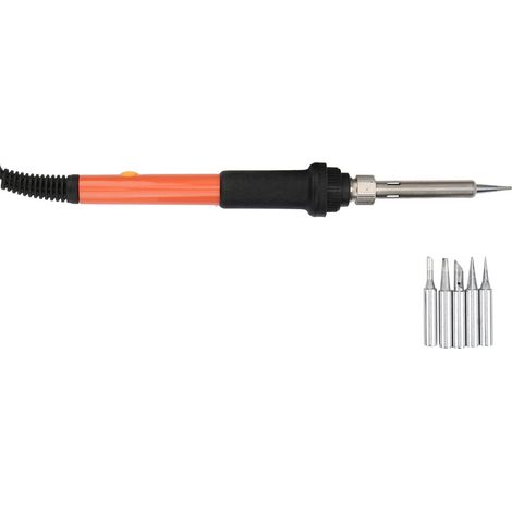 20 pièces kit fer à souder électrique réglable en température avec interrupteur outils de soudure 220V prise UE (1/5)