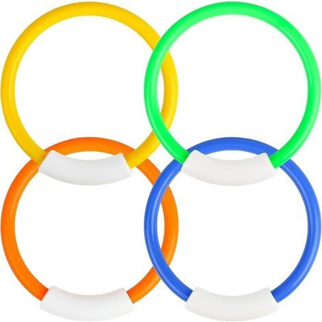 bunte Taucherringe für Unterwassertraining, Poolpartys, Schwimmspielzeug und Kinderpoolspiele (1/5)