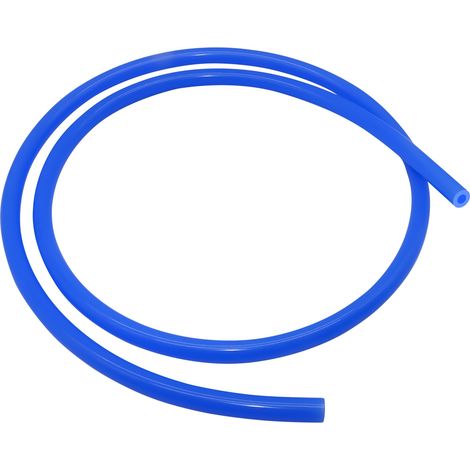 Tuyau d'aspirateur en silicone 8 mm ID 14 mm OD 3 mm d'épaisseur de paroi 1,5 mètres (4,9 pi), Tuyau en silicone pour aspirateur pour moteur (Bleu) (1/5)