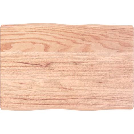 Dessus de table Dessus de bureau Plateau de table bois massif traité bordure assortie