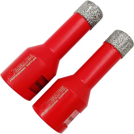ZOLGINAH Forets Diamant 2 Pièces 14mm Trépans de Forage avec Filetage M14 pour Perçage à sec en Porcelaine Carrelage Granit Marbre (1/5)