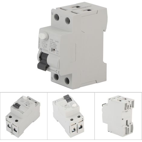 Disjoncteur différentiel de type GYL9, 2P, 230 V CA, 63 A, 300 mA (1/5)