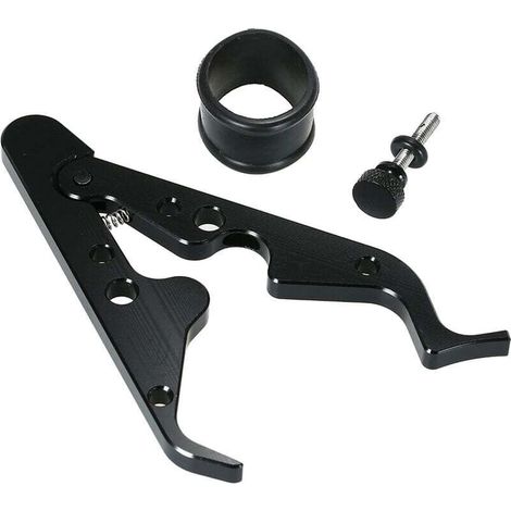 Geschwindigkeitsbeschleuniger-Handgelenkgriff, Verriegelungsgriff, Aluminiumklemme mit Silikonring, schützt den Beschleunigergriff