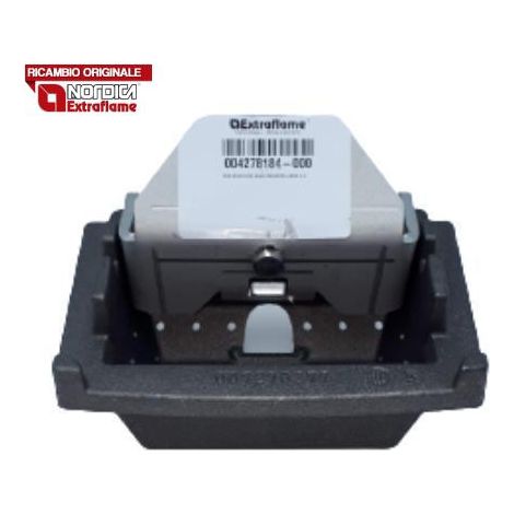 EXTRAFLAME - 004278184 - Braciere con divisorio e perno (no battifiamma) (1/2)