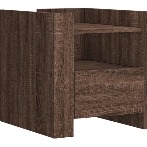 Maison Exclusive - Comodino Rovere Marrone 45x50x50 cm in Truciolato