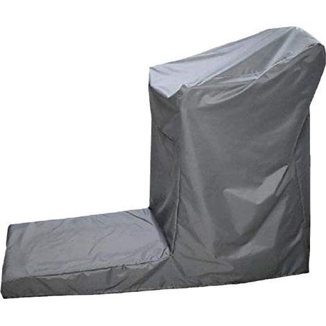 Housse de protection grise 165 x 76 x 140 cm - Compacte pour appareils de fitness