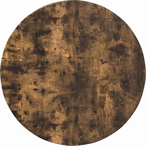 Maison Exclusive - Tischplatte Räuchereiche Ø 60 x 1,5 cm Holzwer (1/5)