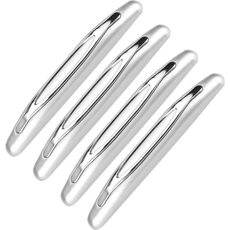4 Pièces Protecteurs Bord Porte Auto Bandes Couvre-Joint Pare-Chocs d'Angle Anti-Collision Anti-Rayures Gris (1/5)