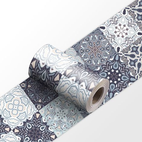 Frise Murale YX161 30cm X 240cm Adhesive Autocollante Papier Peint pour Décoration Intérieure Facile à Poser (1/5)