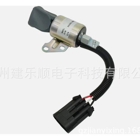 Électrovanne d'arrêt d'huile 12 V 1E231-60011 compatible avec les tracteurs Kubota B1700D et B2100D (vente directe) (1/4)