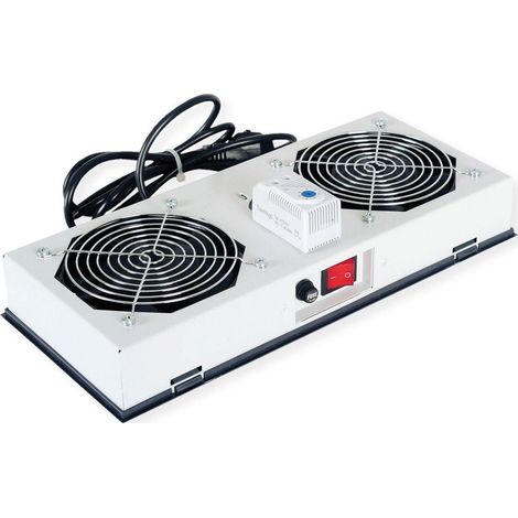 Unidad de ventilación ROLINE 2 ventiladores termostato ajustable