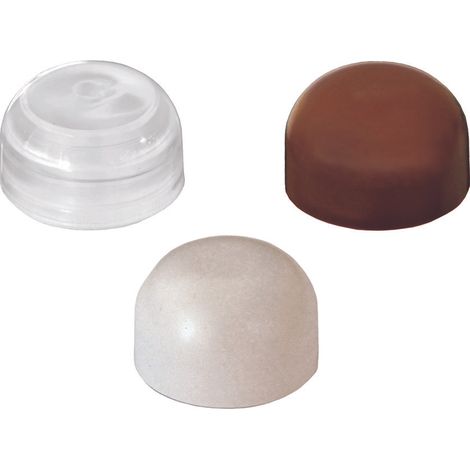 Fermaporta adesivo a birillo ø mm.28x18 - bianco