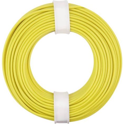 Donau Elektronik 125-013 Cavo per cablaggi 1 x 0.25 mm² Giallo 10 m