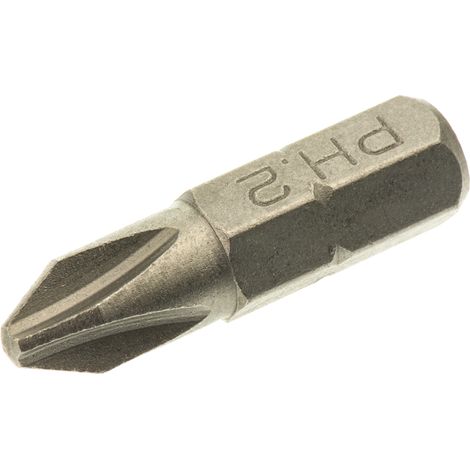 Embout de vissage RS PRO Phillips, PH2, Acier chrome vanadium ( Prix pour Lot de 5 )