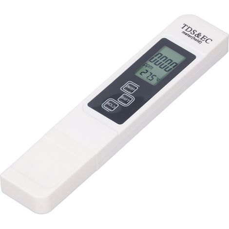 Stylo TDS portable, testeur de conductivité 3 en 1, testeur TDS EC (1/5)