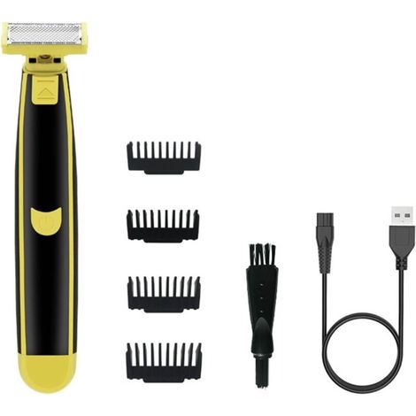 Elektrischer Rasierer für Männer, Körper und Gesicht, Nass- und Trockendusche, Rotationsrasierer, vollständig wasserdicht, rutschfest, USB-aufladbar, 600-mAh-Akku.