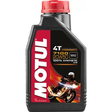 Olio motore MOTUL 7100 4T 20W50 1L MA2 (nuovo)