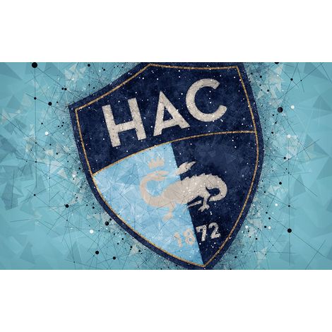 Papier peint panoramique Foot / Football - HAC - Havre Athletic Club - 130 cm x 81 cm (1/2)
