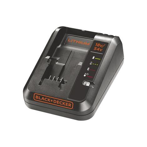 Caricabatterie 18-54 V 2 A Dual Volt – B+D Li-Ion rapido – Black & Decker