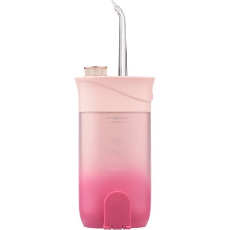 Tragbare, kabellose elektrische Munddusche mit 3 Modi inklusive DIY-Modus, 200 ml Wassertank, IPX7 wasserdicht, USB-Ladekabel und 4 Düsen im Lieferumfang enthalten.