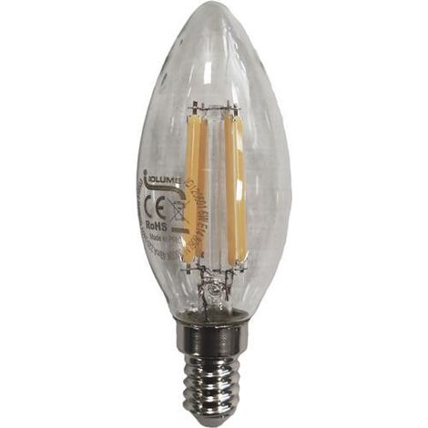 Lampadina a led e14 iolume 6w, 6500k, 806 lm, luce fredda, mci io120603 (1/4)