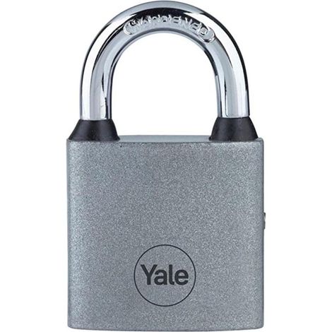 Vorhängeschloss Yale Y111S/60/132/1, Eisen, silber, 63 mm, 3 Schlüssel
