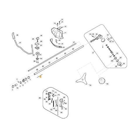 GRUPPO ALBERO DRITTO ORIGINALE STIGA - 118803890/0
