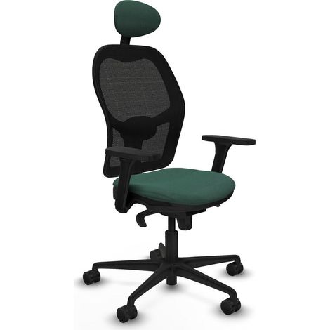 Piqueras y Crespo Jorquera Silla de oficina verde confortable (1/3)