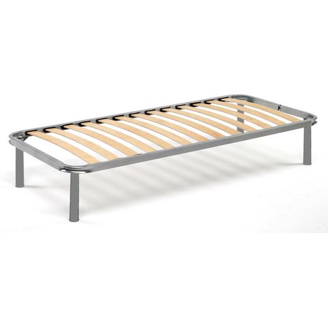 Talamo Italia Somier individual Manila, Base ortopédica de contrachapado de abedul de 13 lamas, 100% Made in Italy, 90x180h34 cm, con embalaje reforzado (1/3)