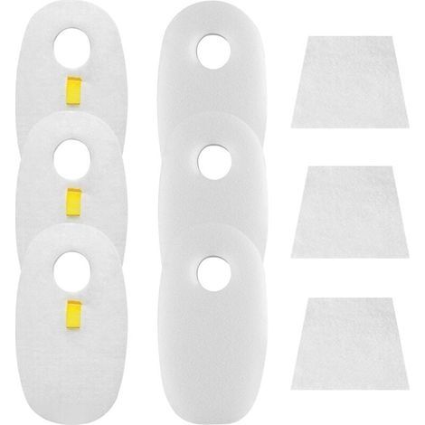 Filtres Rechange Mousse et Feutre Compatible Shark Rocket DeluxePro TruePet Modèles HV319Q HV320 HV321 HV322 HV324Q HV325 HV330 UV330 UV422 3 Pièces (1/3)