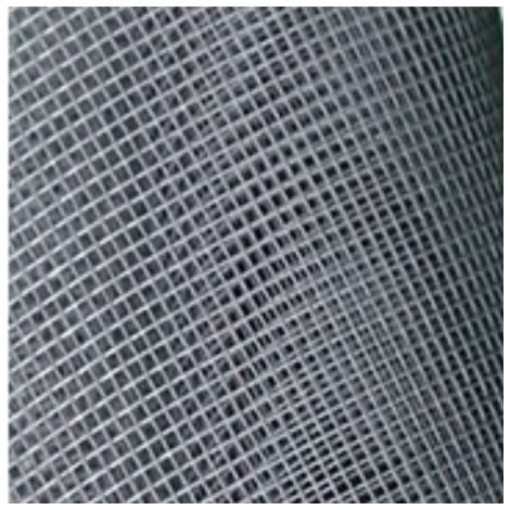 Toile moustiquaire en fibre de verre 230 cm x 150 cm Gris